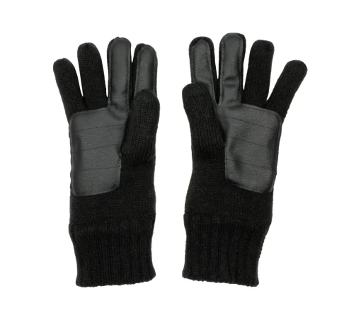 Contrast Knit Gloves - 1 Pair