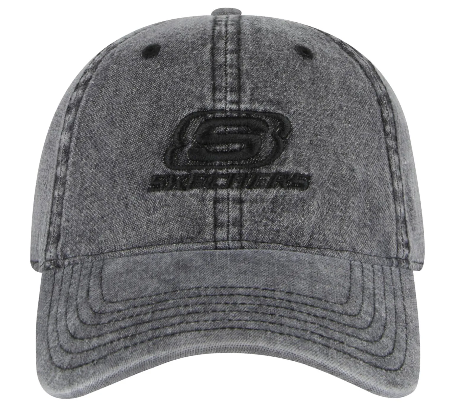 Denim Embroidered Hat