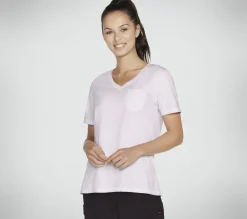 Diamond Wash Hatha V-Neck Pocket Tee