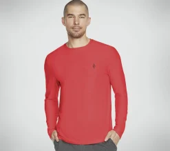 GO DRI All Day L/S Diamond Tee Solid