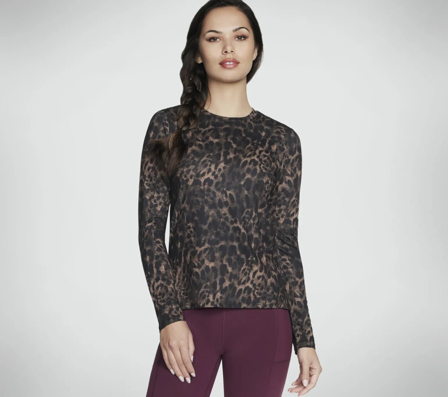 GO DRI Serene Cheetah Long Sleeve