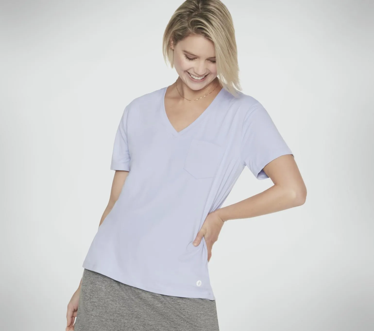 GO DRI SERENE V-Neck Tee