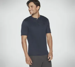 GOKNIT Pique Short Sleeve Henley