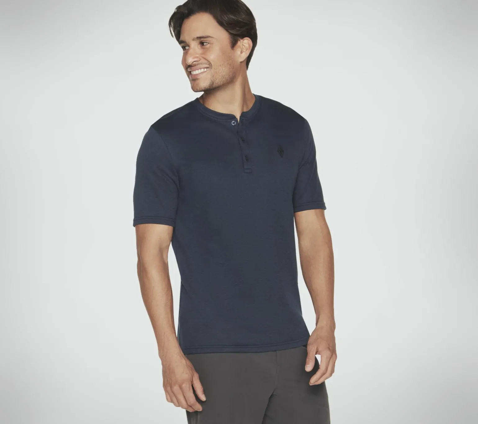 GOKNIT Pique Short Sleeve Henley