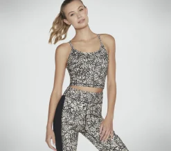 GOSTRETCH Mini Cheetah Racerback Longline Bra