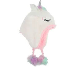 Plush Unicorn Hat Set
