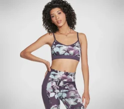 Skechers Apparel Ink Leaf Strappy Bra