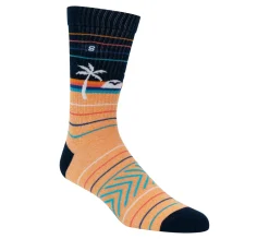 Sunset Crew Socks - 1 Pair