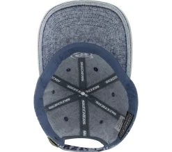 Denim Embroidered Hat