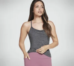 GOSTRETCH Diamond Brushed Shelf Bra Cami