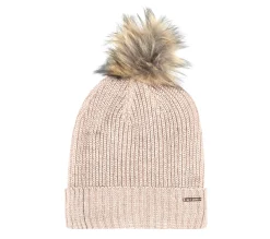 Marled Purl Beanie