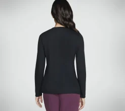 Rhinestone Burst Long Sleeve Tee